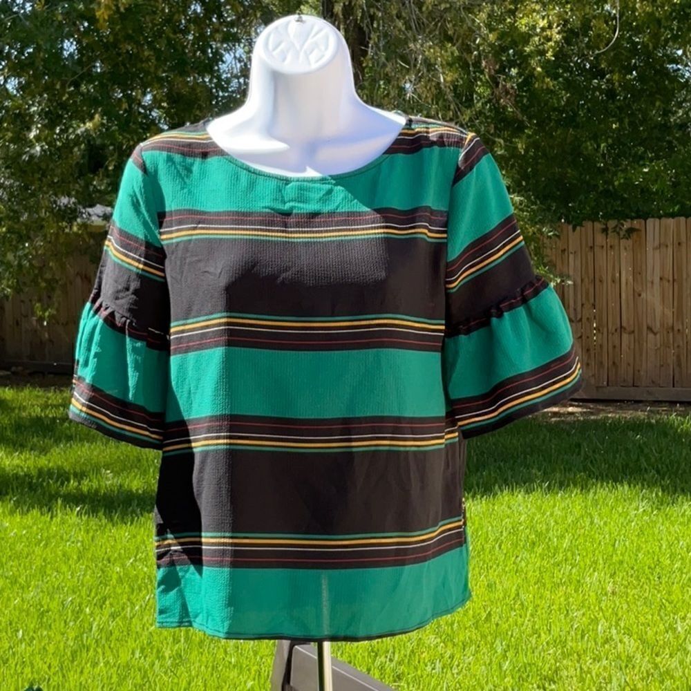 Take 50% OFF- Heart Soul Striped Top, Size-S